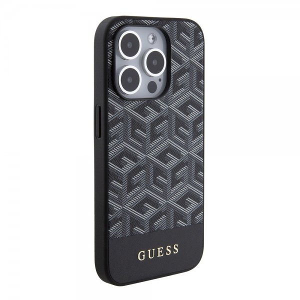 Guess iPhone 15 Pro Cover G Cube MagSafe Sort