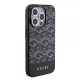 Guess iPhone 15 Pro Cover G Cube MagSafe Sort