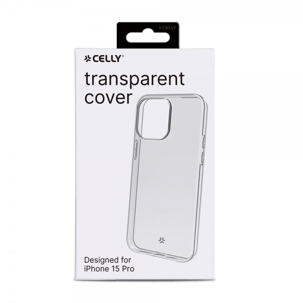 Celly iPhone 15 Pro Cover GELSKIN Gennemsigtig