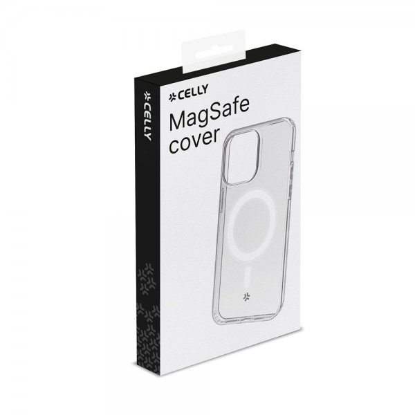 Celly iPhone 15 Pro Cover GELSKINMAG MagSafe Transparent