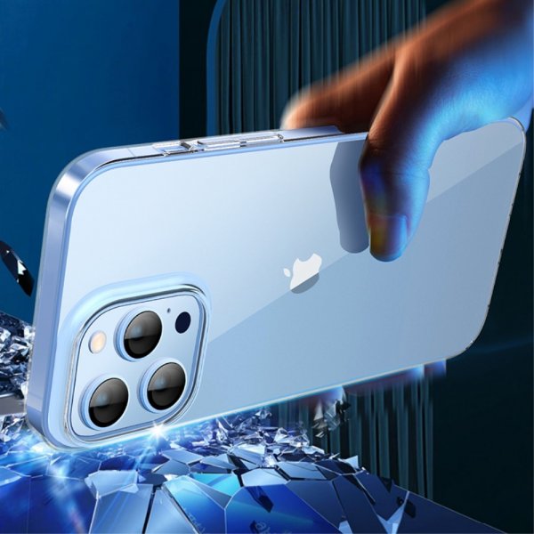 X-Level iPhone 15 Pro Cover Gennemsigtig Transparent