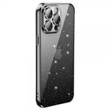 X-Level iPhone 15 Pro Cover Glitter Transparent Sort