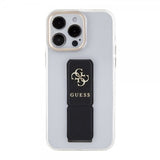 Guess iPhone 15 Pro Cover Grip Stand Klar Gennemsigtig