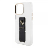 Guess iPhone 15 Pro Cover Grip Stand Klar Gennemsigtig