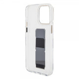 Guess iPhone 15 Pro Cover Grip Stand Klar Gennemsigtig