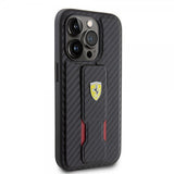 Ferrari iPhone 15 Pro Cover Grip Stand Function Sort