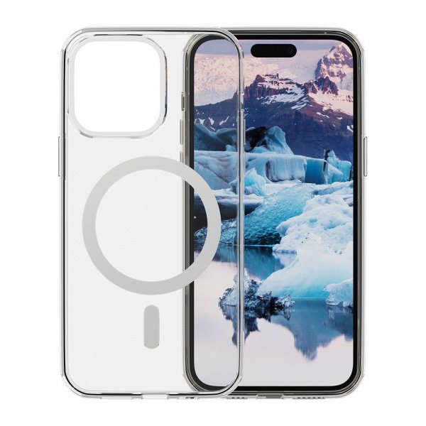 dbramante1928 iPhone 15 Pro Cover Iceland Pro MagSafe Transparent