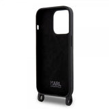 Karl Lagerfeld iPhone 15 Pro Cover Ikonik Crossbody Sort