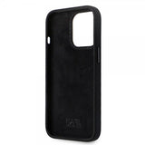 Karl Lagerfeld iPhone 15 Pro Cover Ikonik Metal Pin Sort