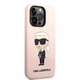 Karl Lagerfeld iPhone 15 Pro Cover Ikonik NFT Rosa
