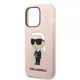 Karl Lagerfeld iPhone 15 Pro Cover Ikonik NFT Rosa