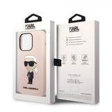 Karl Lagerfeld iPhone 15 Pro Cover Ikonik NFT Rosa