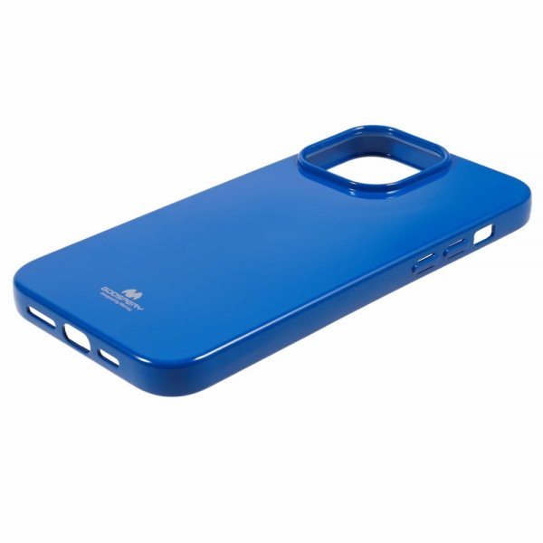 Mercury iPhone 15 Pro Cover Jelly Glitter Blå