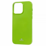 Mercury iPhone 15 Pro Cover Jelly Glitter Grøn
