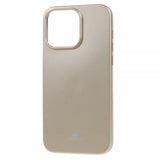 Mercury iPhone 15 Pro Cover Jelly Glitter Guld