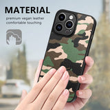 iPhone 15 Pro Cover Camouflage Grøn