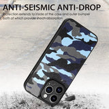 iPhone 15 Pro Cover Camouflage Grøn