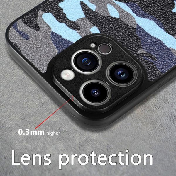 iPhone 15 Pro Cover Camouflage Gul