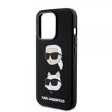 Karl Lagerfeld iPhone 15 Pro Cover Karl & Choupette Sort