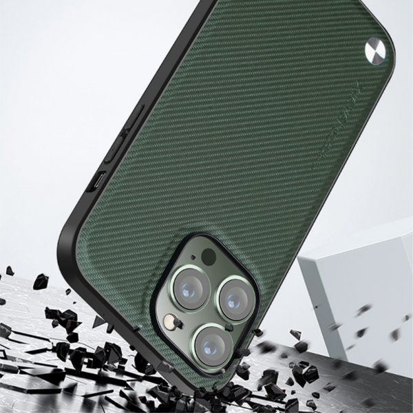 X-Level iPhone 15 Pro Cover Kevlar II Serie Grå