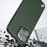 X-Level iPhone 15 Pro Cover Kevlar II Serie Grå