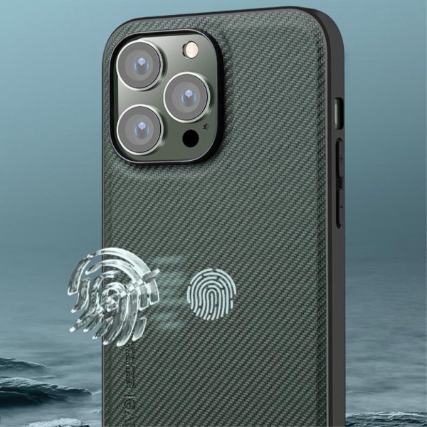 X-Level iPhone 15 Pro Cover Kevlar II Serie Grå