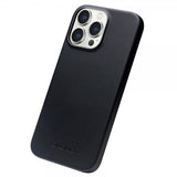 Qialino iPhone 15 Pro Cover Kunstlæder MagSafe Sort