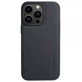 X-Level iPhone 15 Pro Cover Kunstlæder MagSafe Sort