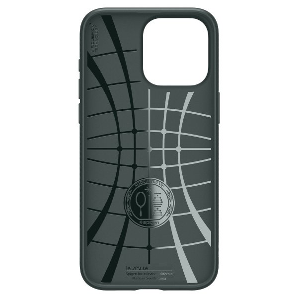 Spigen iPhone 15 Pro Cover Liquid Air Abyss Green