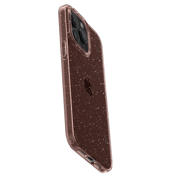 Spigen iPhone 15 Pro Cover Liquid Crystal Glitter Rose Quartz