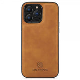 Dg.Ming iPhone 15 Pro Cover M1 Series Aftagelig Kortholder Brun
