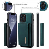 Dg.Ming iPhone 15 Pro Cover M1 Series Aftagelig Kortholder Grøn