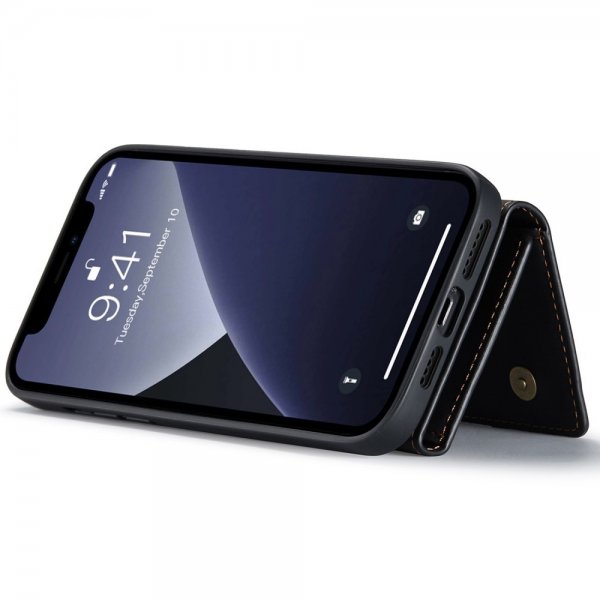 Dg.Ming iPhone 15 Pro Cover M1 Series Aftagelig Kortholder Sort