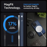 Spigen iPhone 15 Pro Cover Mag Armor MagFit Navy Blue