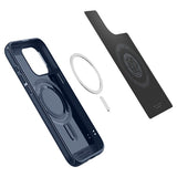 Spigen iPhone 15 Pro Cover Mag Armor MagFit Navy Blue