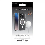 Vivanco iPhone 15 Pro Cover Mag Steady Transparent