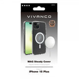 Vivanco iPhone 15 Plus Cover Mag Steady Transparent