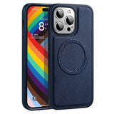 X-Level iPhone 15 Pro Cover MagSafe Denim Jakke Blå