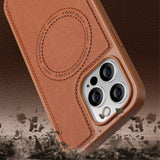 X-Level iPhone 15 Pro Cover MagSafe Denim Jacket Grøn