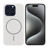 iPhone 15 Pro Cover TPU MagSafe Blank Hvid