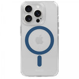 holdit iPhone 15 Pro Cover MagSafe Case Denim Blue Transparent