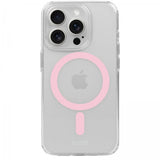 holdit iPhone 15 Pro Cover MagSafe Case Pink Transparent