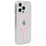 holdit iPhone 15 Pro Cover MagSafe Case Pink Transparent