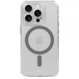 holdit iPhone 15 Pro Cover MagSafe Case Space Gray Transparent