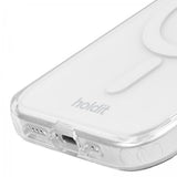 Holdit iPhone 15 Pro Cover MagSafe Case Hvid Gennemsigtig