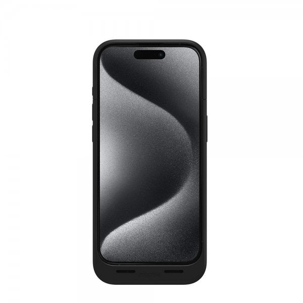 Mophie iPhone 15 Pro Cover med indbygget Powerbank Juice Pack Sort