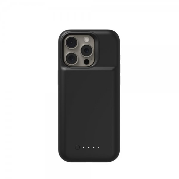 Mophie iPhone 15 Pro Cover med indbygget Powerbank Juice Pack Sort