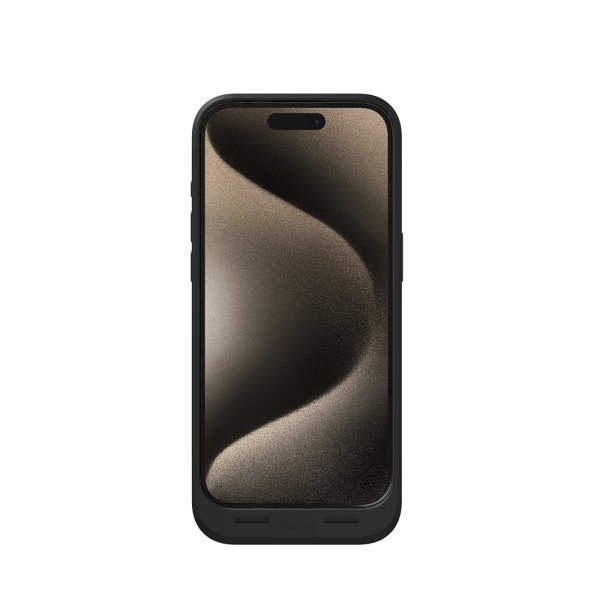 Mophie iPhone 15 Pro Cover med indbygget Powerbank Juice Pack Sort