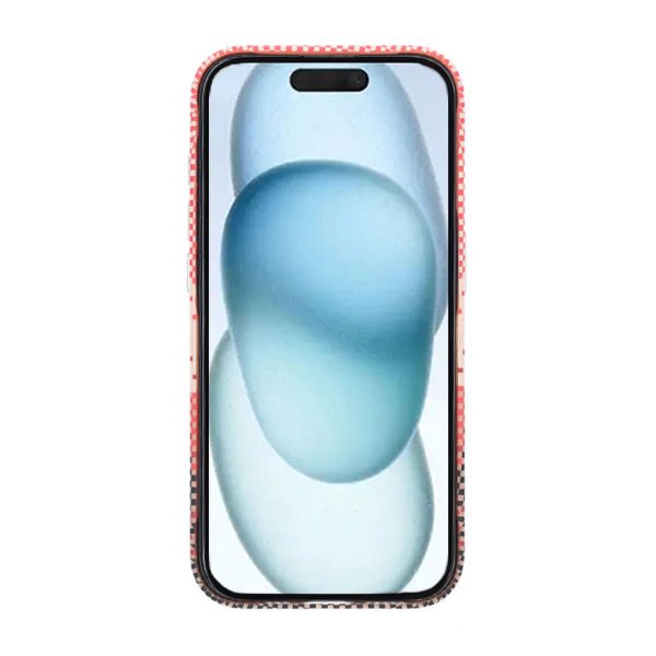 iPhone 15 Pro Cover Udklappeligt Stativ MagSafe Orange