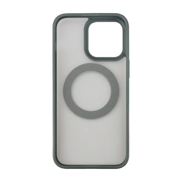 Rvelon iPhone 15 Pro Cover Roterbart MagSafe Stativ Grøn